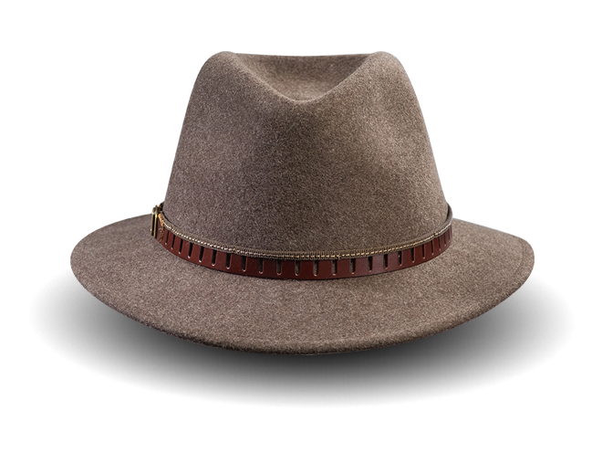 Cappello Lovacki Sesir Brown Melange